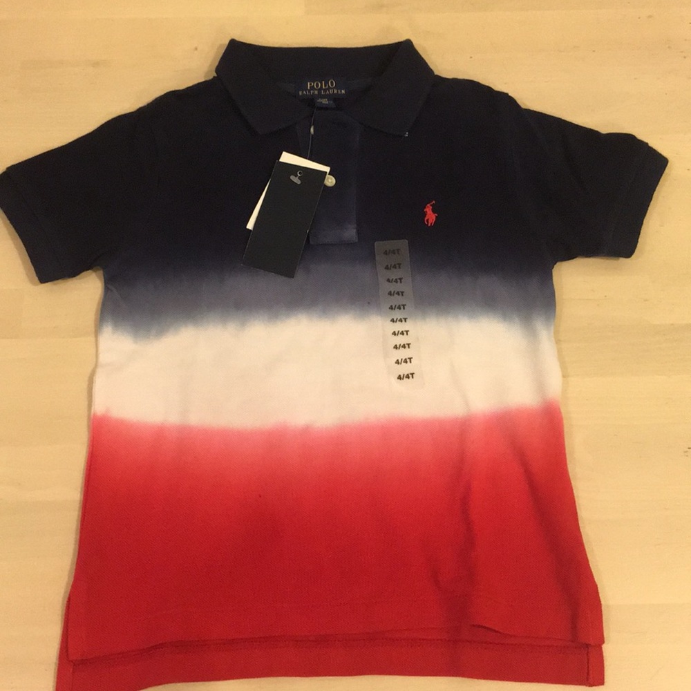 Brand New Ralph Lauren Polo Tie Dyed Top 4T